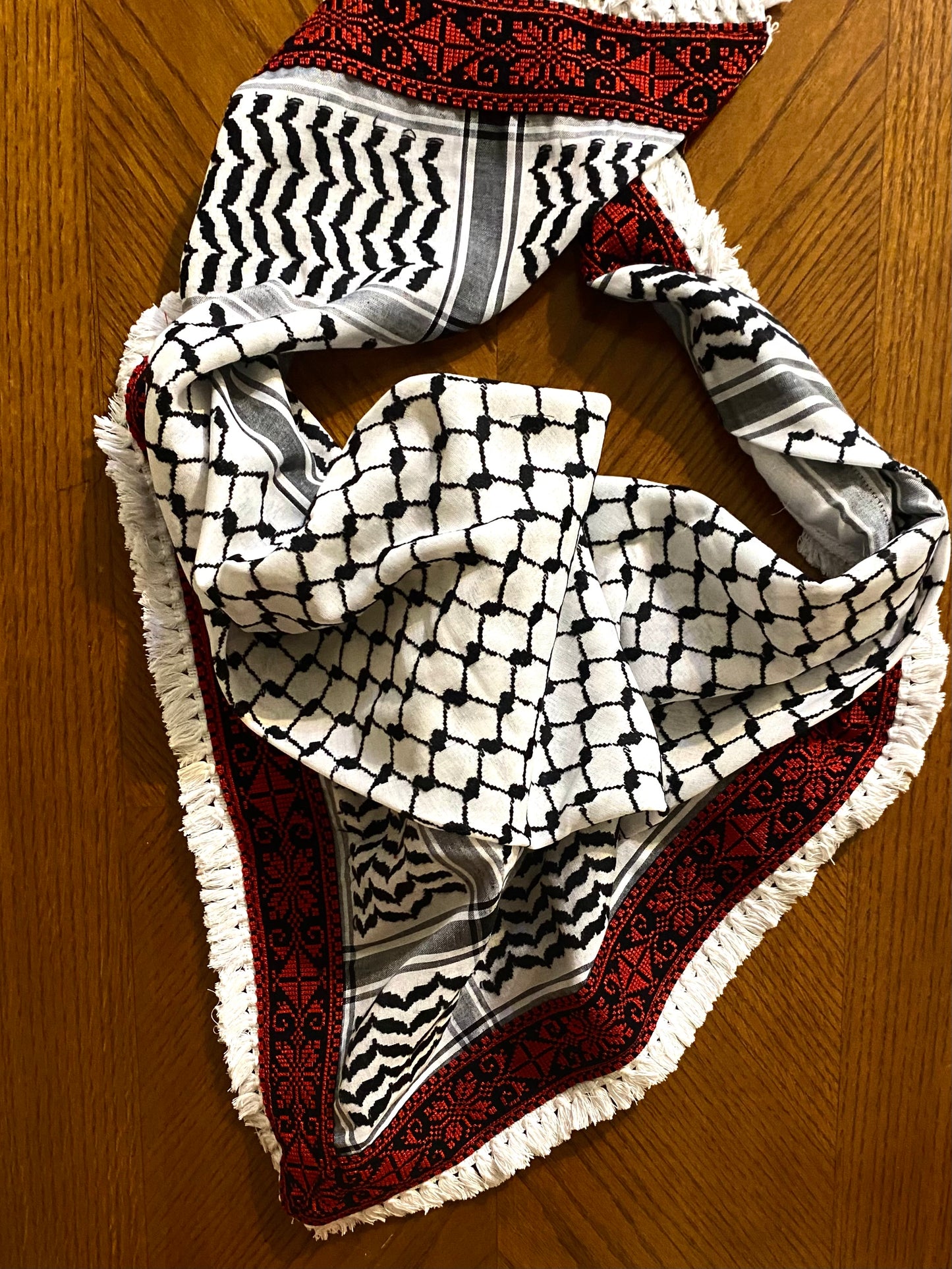 Tatreez Palestine Arab Scarf, Woven Stitched, NOT Printed, Unique Embroidery Keffiyeh faceCover, Headwear Bandana,Shawl Kofyah Mask,Vintage Dress Hatta Shemagh