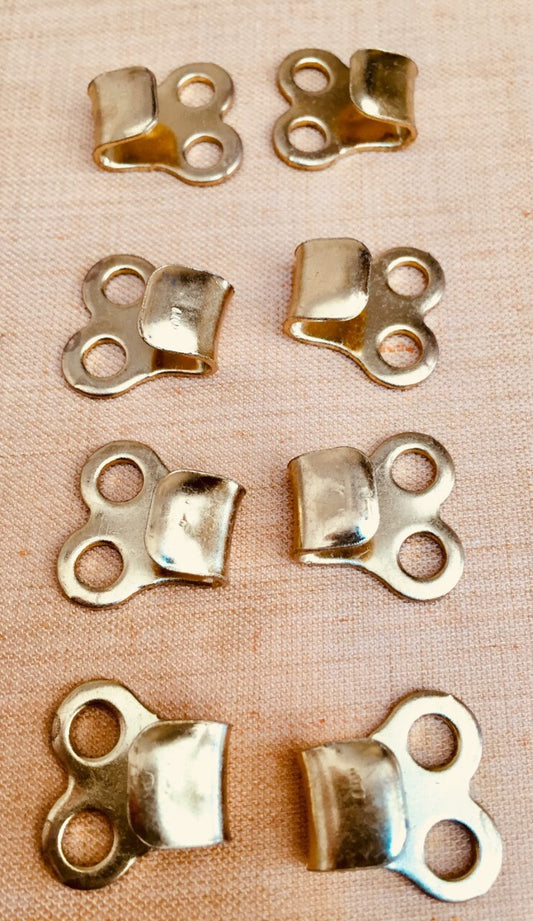 Boots Shoes Lace,50Pieces With Rivet Size:(33/8-8mm) Leather Work Button Parts Boots Eyelets Hook Buckles Strong Solid Gold Metal