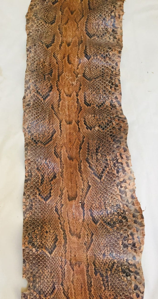 Snake Genuine Leather , natural Crafted uses , Craft supply , Real Leather , Vintage Desert Snake , Upholstery Supply, size about 280cm