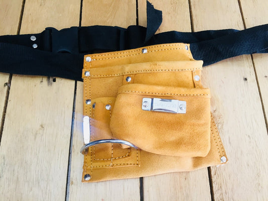 Tools Belt, Florist Tool Holder,Work Heavy Duty Supply, Utility Basic Tool Bag, Woodworkers, Carpenters Task Masters Handmade GenuineLeather