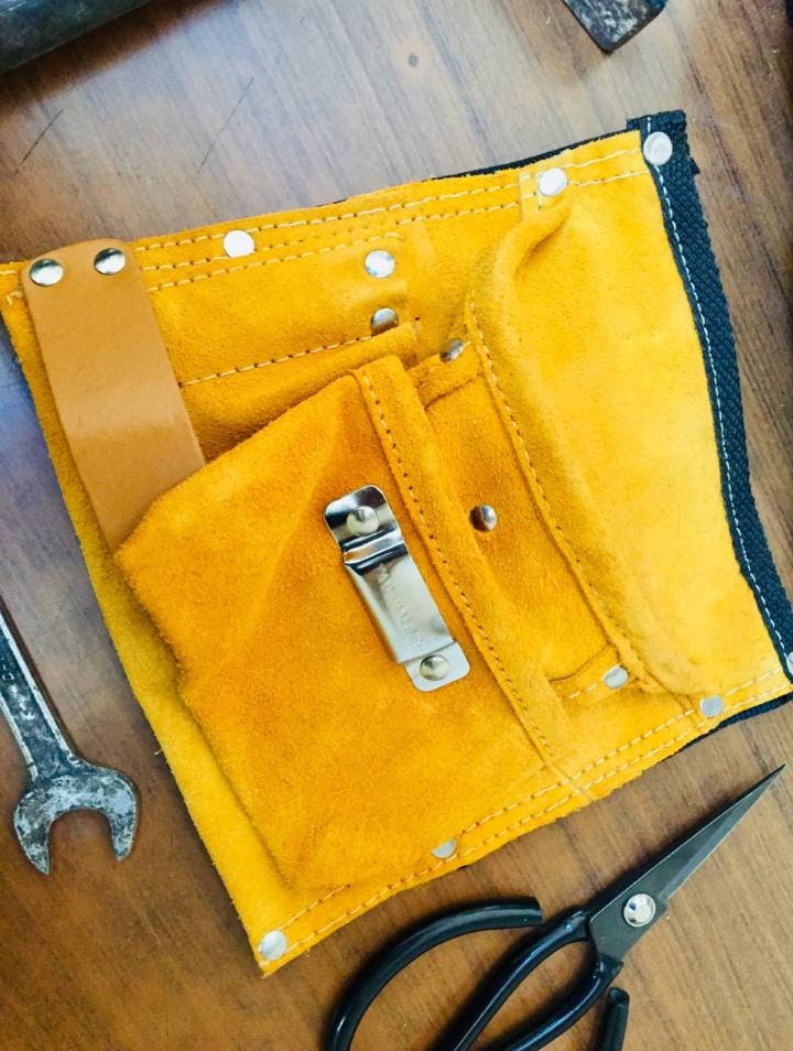 Tools Belt , Tools bag, Workers holder supply, leather bag , genuine leather , floral garden farmers equipment, heavy work