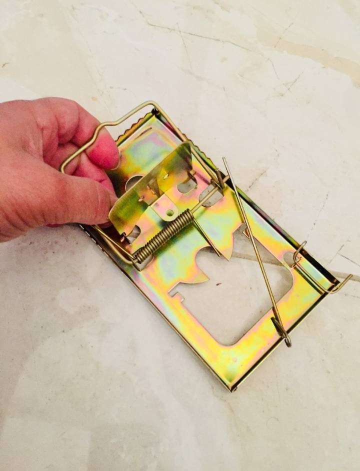 Mouse Trap, Rat Catch trap , mouse trap , clip metal, rat hunt , vintage style, very strong, heavy work , hand crafted