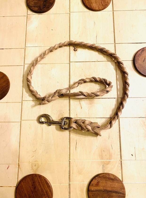 Braided Dog Leash, Leather Dog Leash, Strong Cow Genuine Leather Dog Leash, dog lead, Brown Hardware Dog leash, Handmade Heavy Metal