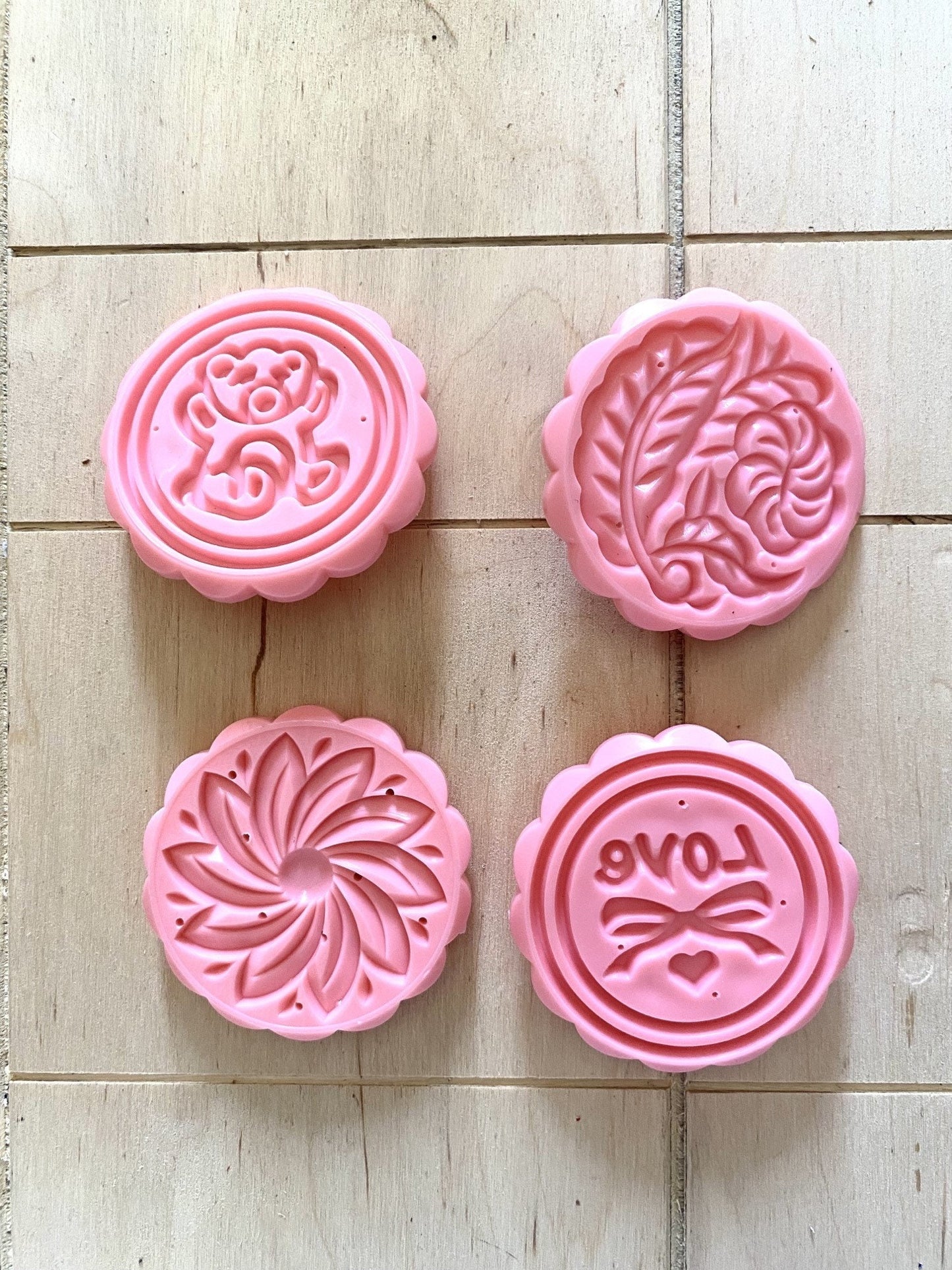 Cookie Mold, Hand crafted , Unique Plastic Mamool Mamoul Molds, Unique 1 Piece, 4 Designs, Baking Chef Gift, Kitchen Supply, Tools Support