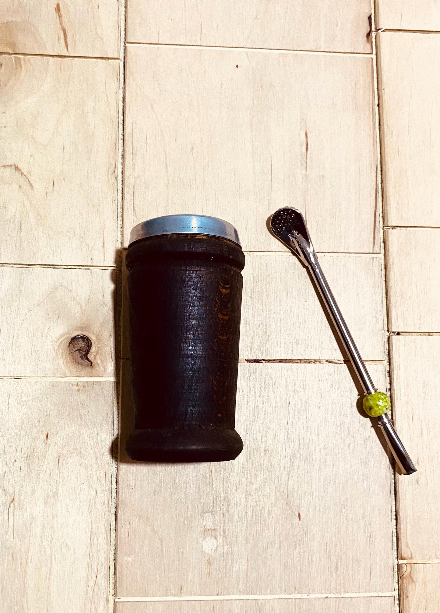 Unique Mate Tea Wooden cup, Yerba Mate Cup +Straw, drinking places fountain, water carved wood natural, Filter Bombilla Straw handmade 50mL