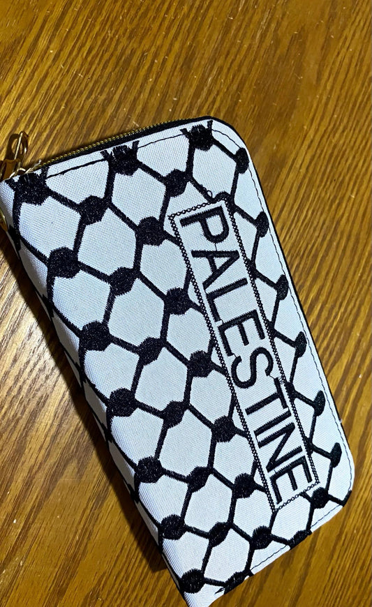 Keffiyeh Pouch Tatreez Palestine, Formal Tatreez Bag, Kuffiyeh Scarf Arafat Hatta Vintage Dress, Kofya Shwal Mother's Gifts, Handmade