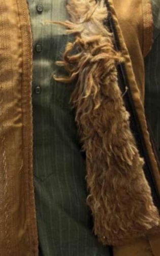 Vest Genuine Leather Farwa Winter Bisht Coat, Unique Natural Fur, Arab Style Warm Heavy, Unisex Clothing, Vintage Traditional Western, Brown