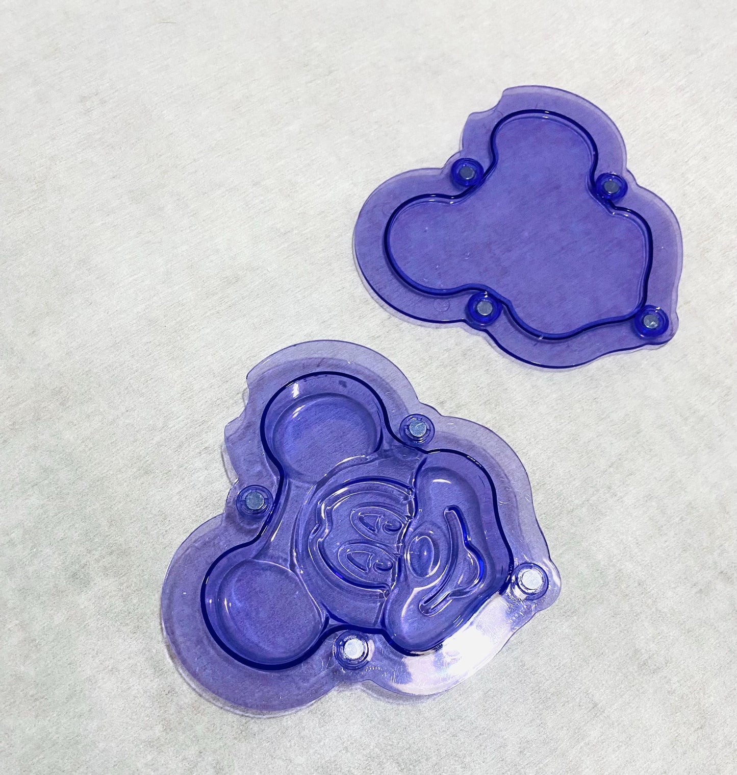 Mickey Mouse Cookie Mold, Hand crafted , Plastice PVC Mol, Cake Sweet Shapes, Unique 1 Piece, Baking Chef Gift, Kitchen Supply, heavy Work