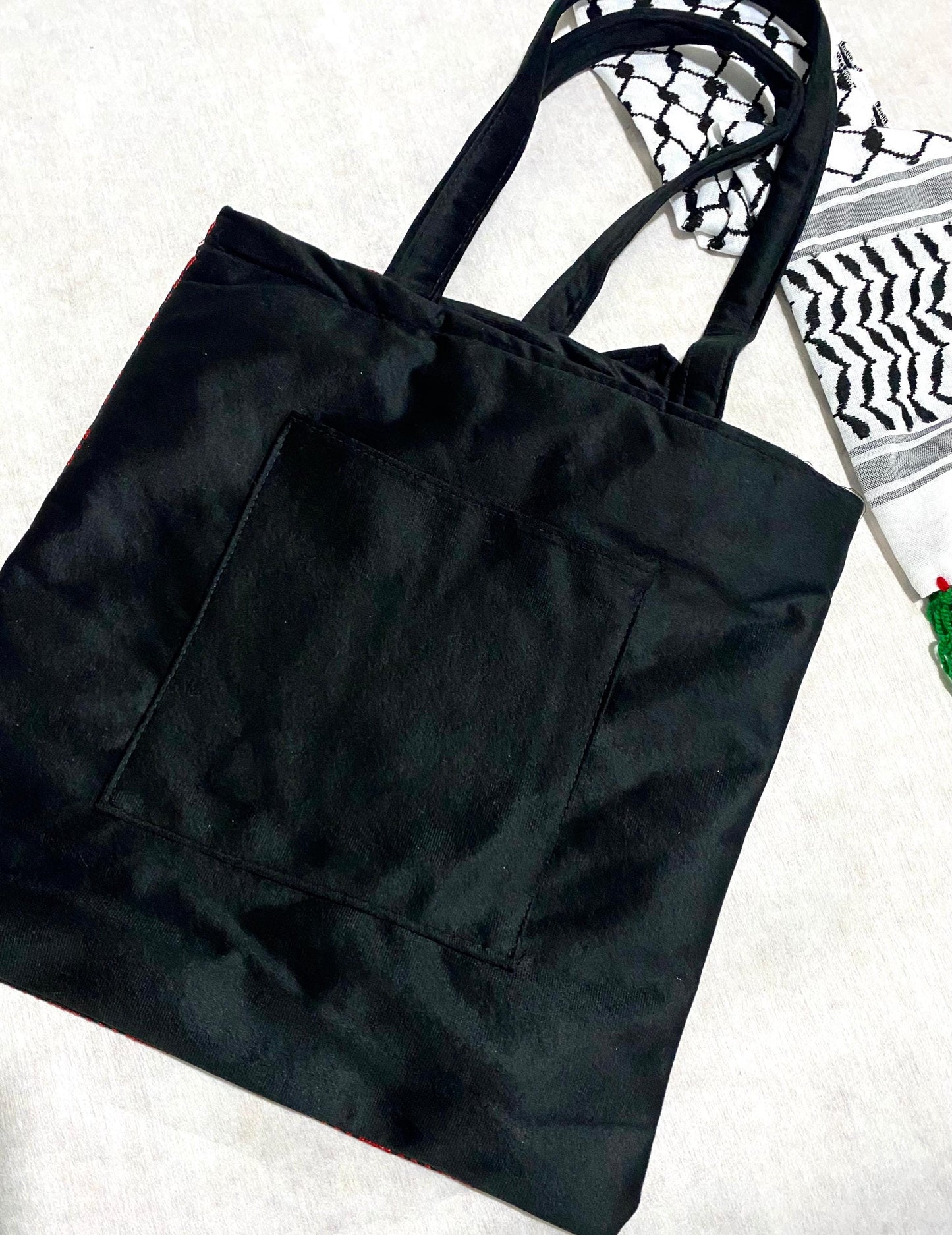 Embroidery Palestine Tote Tan Bag, Keffiyeh Scarf, Tatreez Shoulder Bag, Vintage Unique Handmade Heavy Work multi-function Zipper