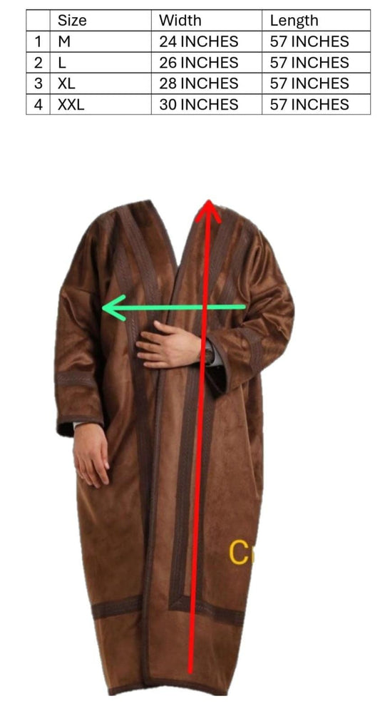 Black Farwa Bisht Coat, Unique Fur, Arab Style Winter Coat, Warm and Heavy, Unisex Clothing, Vintage Traditional Western Pattern, Elegance