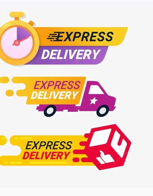 Craftoo Express Shipping Service, Estimated Delivery Time 8-12 days, by UPS FedEx Aramex USPS Dhl TNT