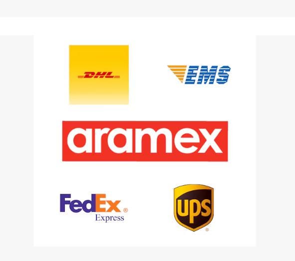 Craftoo Express Shipping Service, Estimated Delivery Time 8-12 days, by UPS FedEx Aramex USPS Dhl TNT