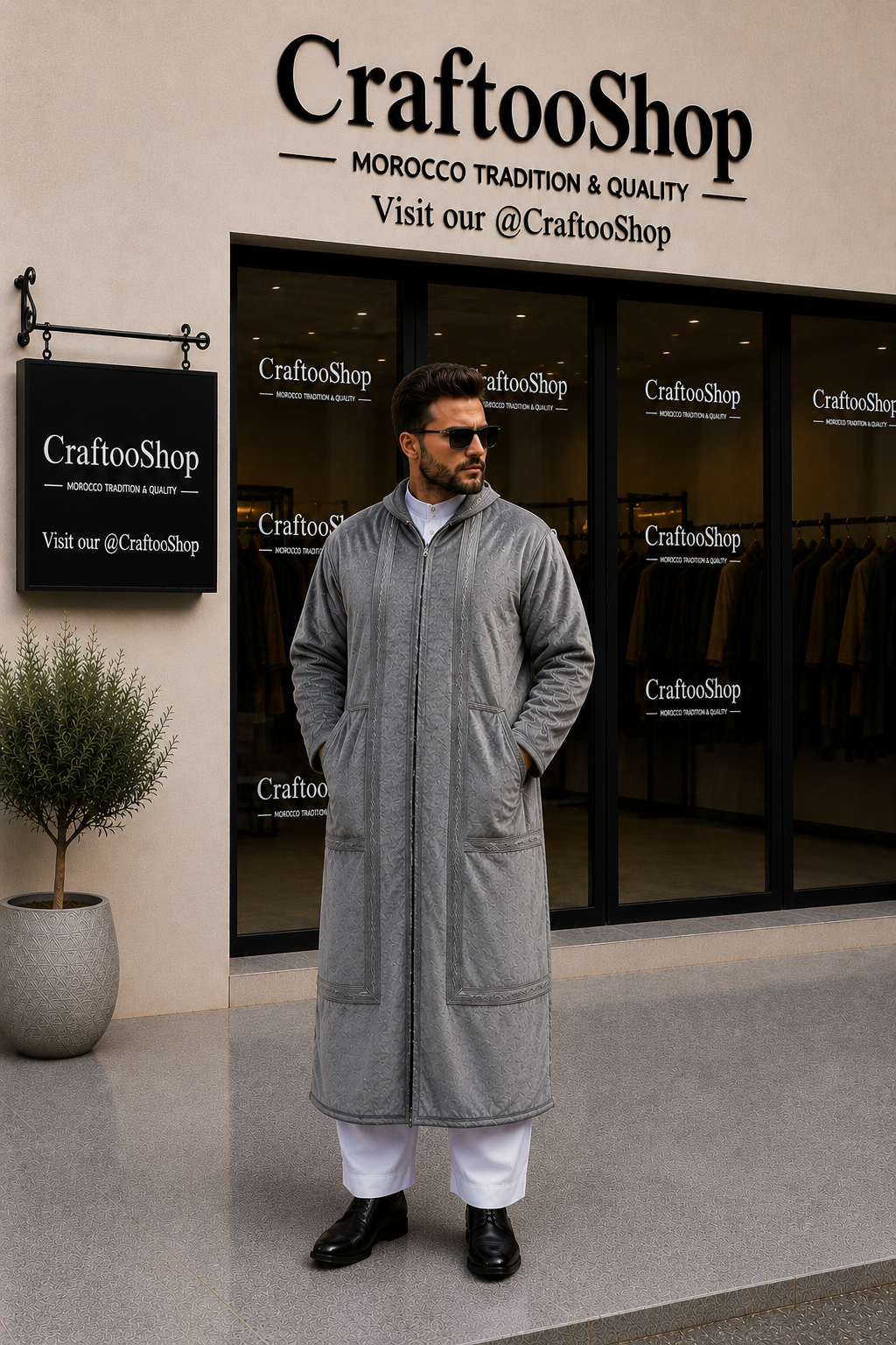 Farwa Hoodie Bisht Coat, Unique Fur, Morocco Arab Style Winter Coat, Warm Heavy, Unisex Clothing, Vintagec Traditional Westerns مغرب