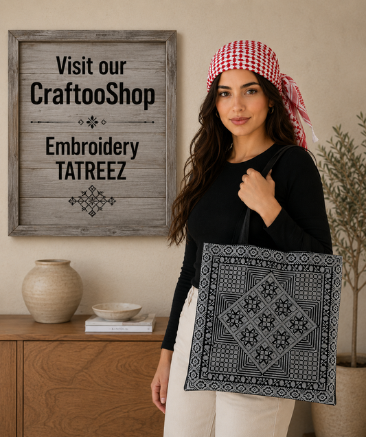 Embroidery Palestine Tote Grey Bag, Tatreez Shoulder Bag, Vintage Unique Handmade Heavy Work multi-function Zipper