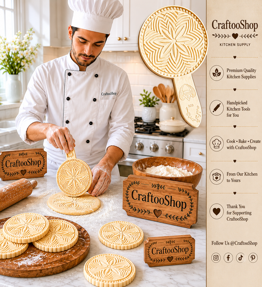 Bread Molds, 4 designs, Cookie Mold, Hand crafted , Plastice PVC Mold, Mamool Mamoul , Unique 1 Big Piece, Baking Chef Gift, Kitchen Supply