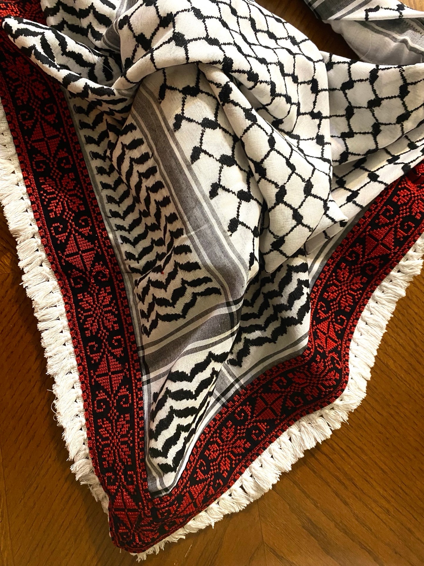 Tatreez Palestine Arab Scarf, Woven Stitched, NOT Printed, Unique Embroidery Keffiyeh faceCover, Headwear Bandana,Shawl Kofyah Mask,Vintage Dress Hatta Shemagh