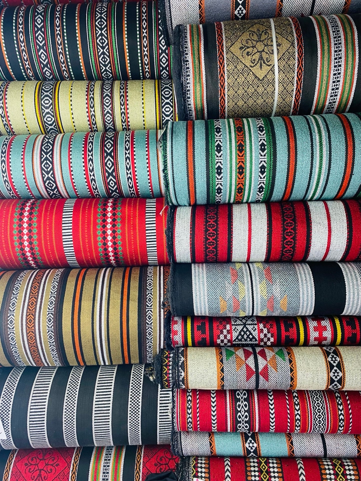 Fabric By YARD Jalsa, Sado Bedouin Majlis Traditional Crafts Use Supply Upholstery Furniture Designer,Arab Authentic Original Woven Stitch