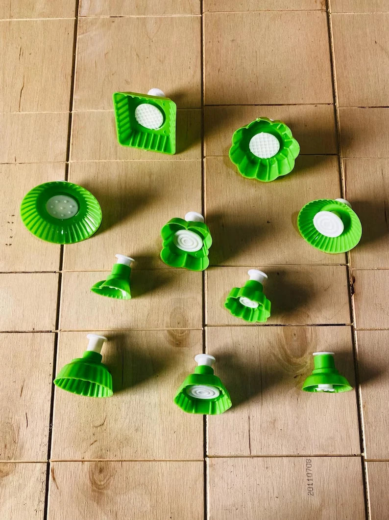 10x Pieces Mold Cookies , Plastic Unique Design Mamoul Handcrafted 10 design