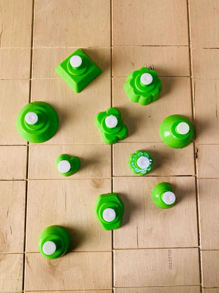 10x Pieces Mold Cookies , Plastic Unique Design Mamoul Handcrafted 10 design