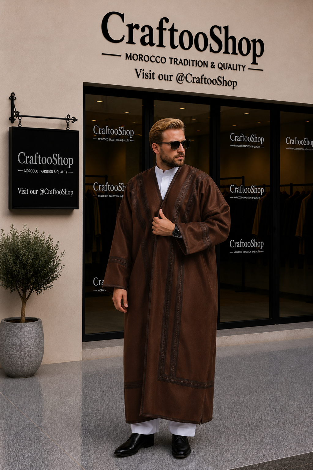 Farwa Bisht Coat, Unique Fur, Arab Style Winter Coat, Warm and Heavy, Unisex Clothing, Vintage Traditional Western Pattern, Elegance Farwa