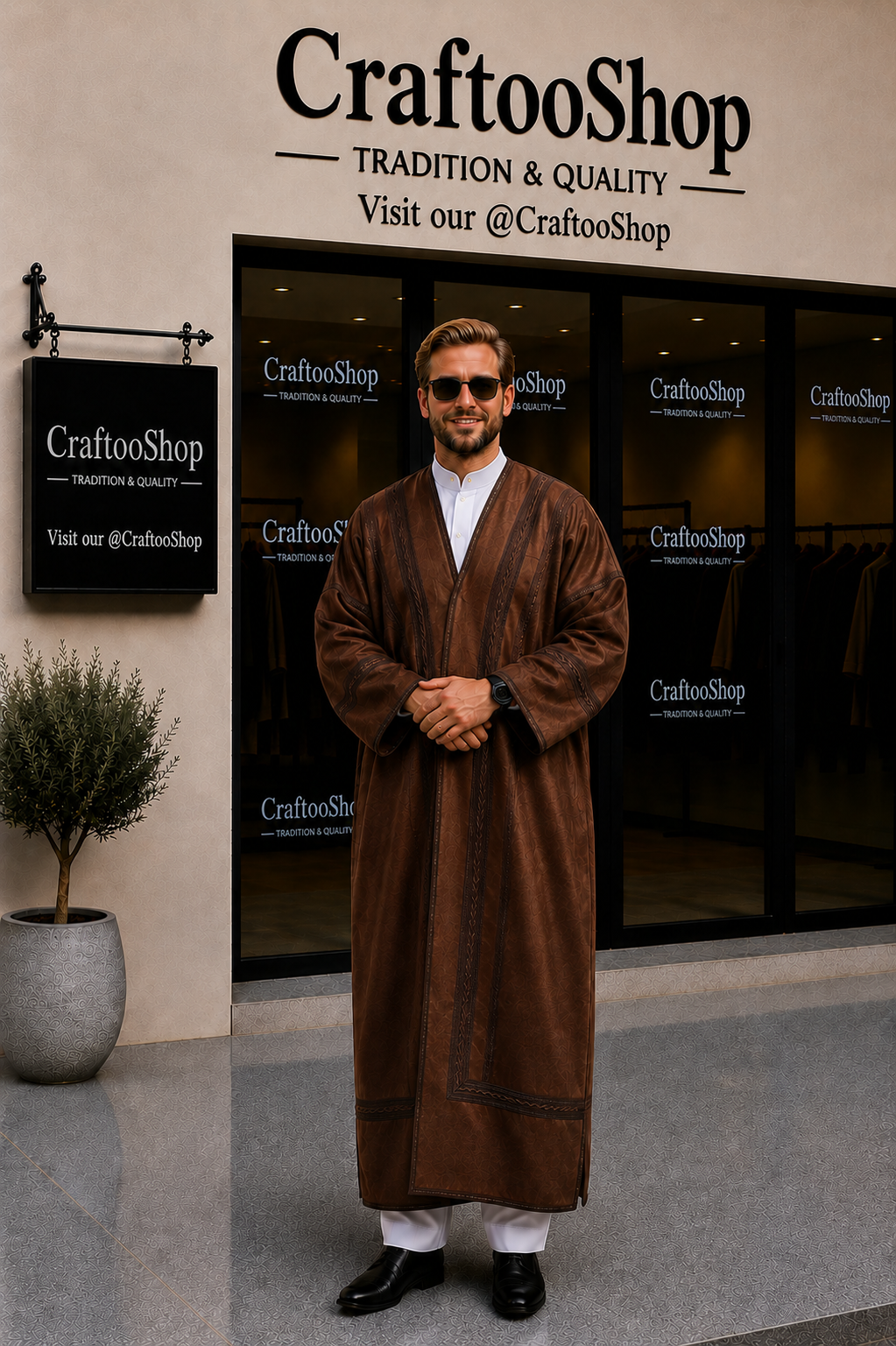 Farwa Bisht Coat, Unique Fur, Arab Style Winter Coat, Warm and Heavy, Unisex Clothing, Vintage Traditional Western Pattern, Elegance Farwa