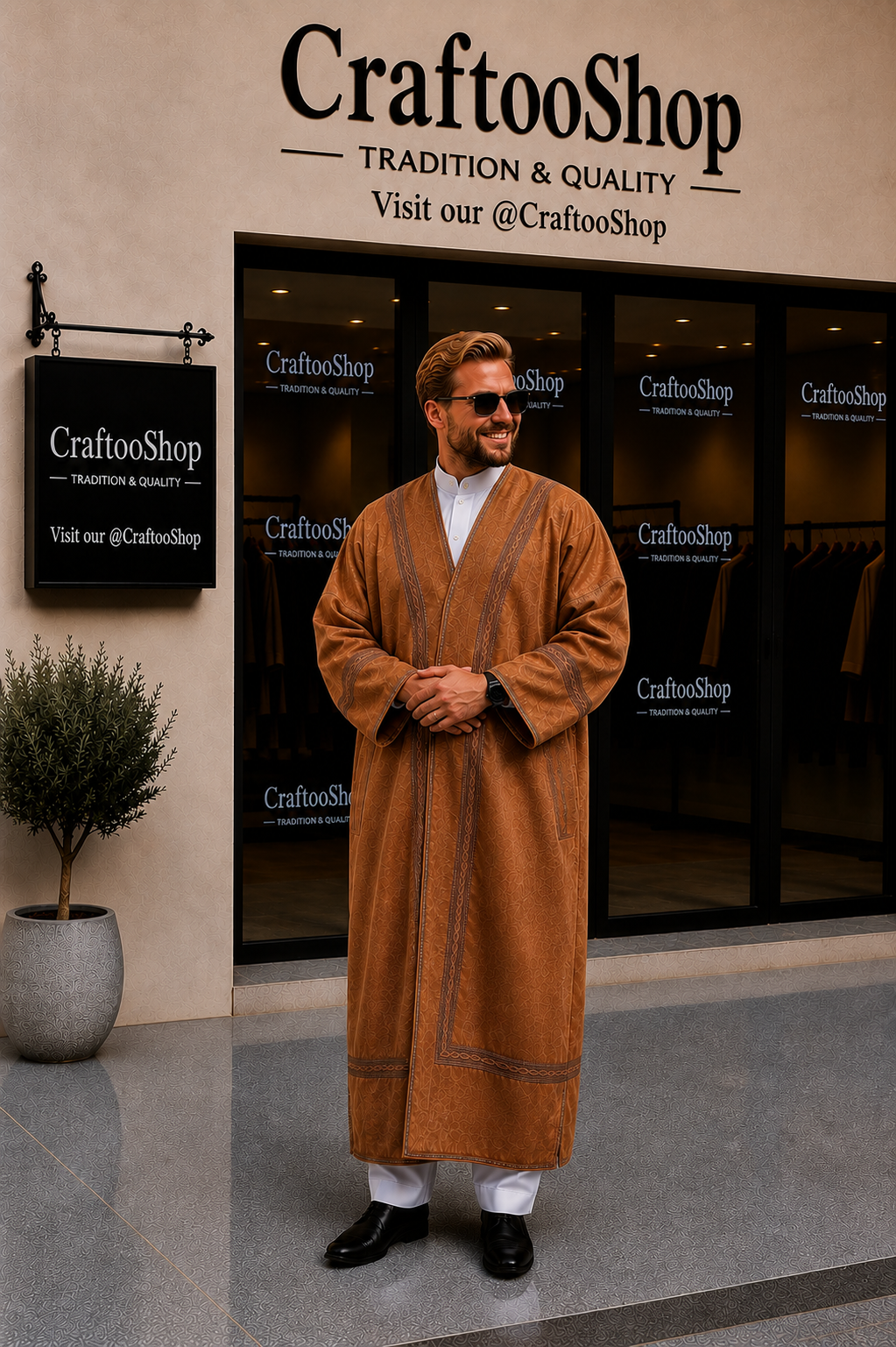 Sahara Farwa Bisht Coat, Unique Fur, Arab Style Winter Coat, Warm and Heavy, Unisex Clothing, Vintage Traditional Western Pattern, Elegance