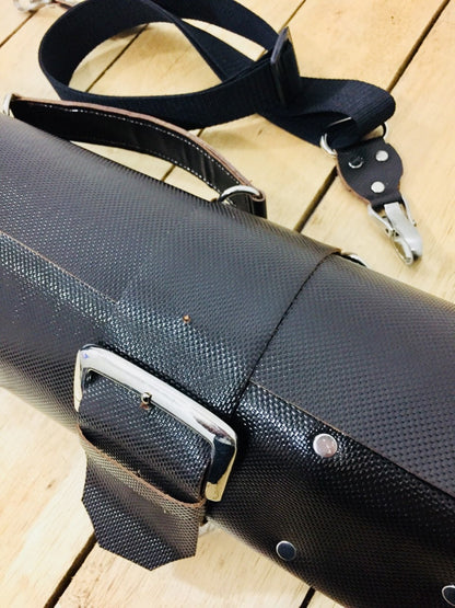 15 Slots knife roll, handCrafted Chefs bag holder, Genuine Leather with long strap , Knives Roll Holder Bag , kitchen supply 55cmX70cm