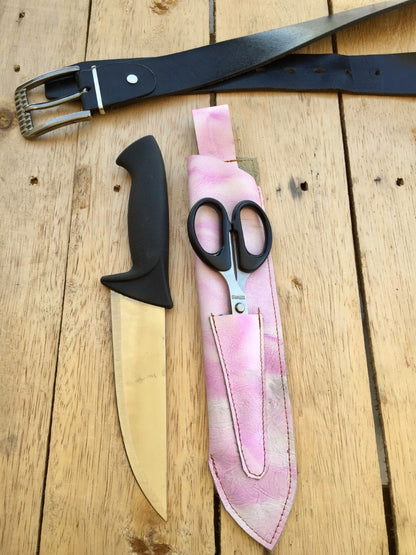 4 Piecs Knives Tools Belt, Modular Leather Chef KnifeSheath, Chefs Leather Supply,Butcher Chef Holster, Rustic BBQ, handMade Without Belt