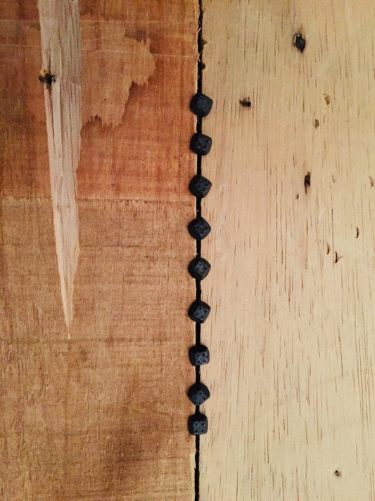 Square Head Decorative, Hand forged small wrought Iron ,box thumb Push Pins,Sofa door Gate stud, Upholstery Furniture Antique Black 17mmX6mm