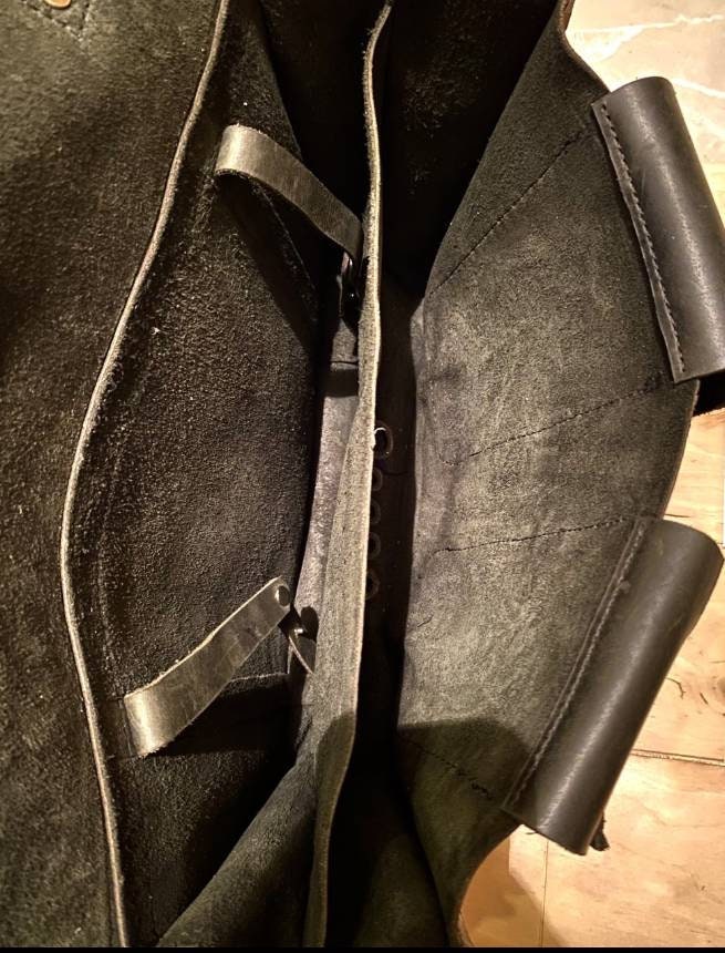Genuine Leather Laptop Bag, Shoulder Strap Bag Vintage Cross Bag, Travel Bag Handmade Heavy Work Leather Pullup Black 13inchX12inch