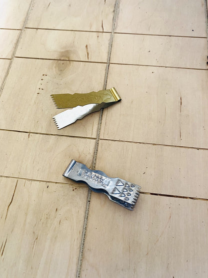 10x Pieces Metal Tong Mold, Hand crafted , Unique Metal Mamool Mamoul Molds, Unique Baking Chef Gift, Kitchen Supply, Tools Support