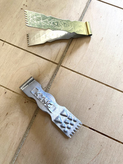 10x Pieces Metal Tong Mold, Hand crafted , Unique Metal Mamool Mamoul Molds, Unique Baking Chef Gift, Kitchen Supply, Tools Support