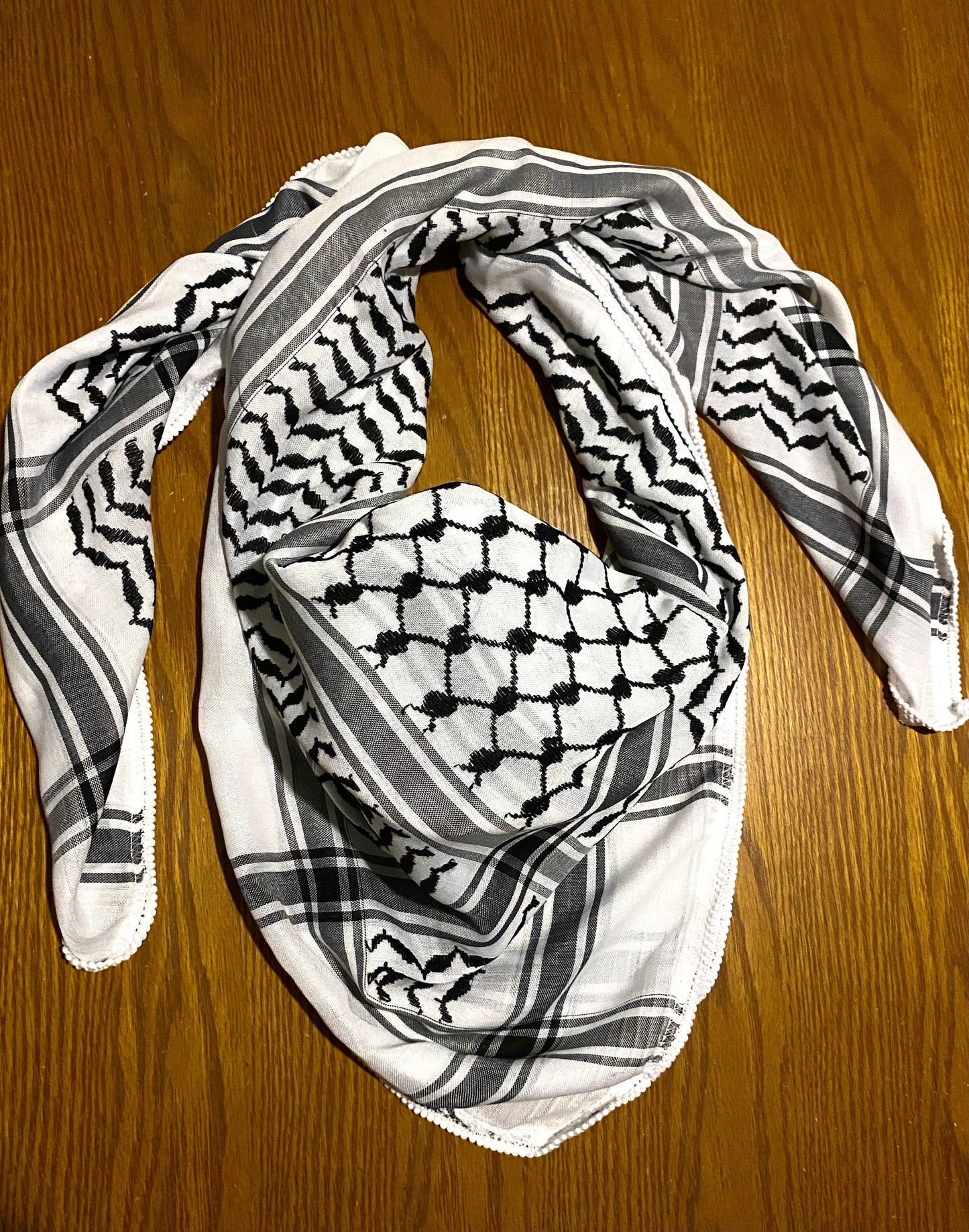 Original Keffyeih Palestinian Arab Scarf, Woven Stitched NOT Printed,Unique faceCover Headwear Shawl ,Vintage Dress Hatta shemagh NO Tassels