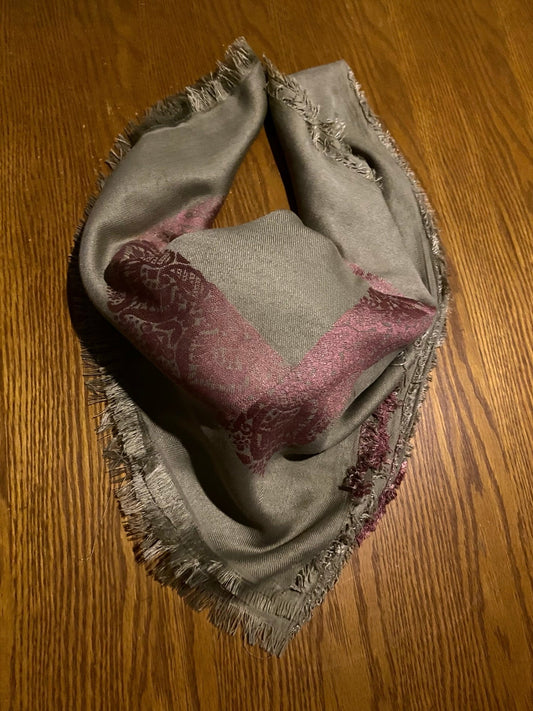Unique Scarf, Baige Pink Line Woven,Desert Bandana Kofya, Arab OldStyle Vintage dress, Hatta Shemagh Kuffyieh Scarf, Mixed colors, Keffiyeh
