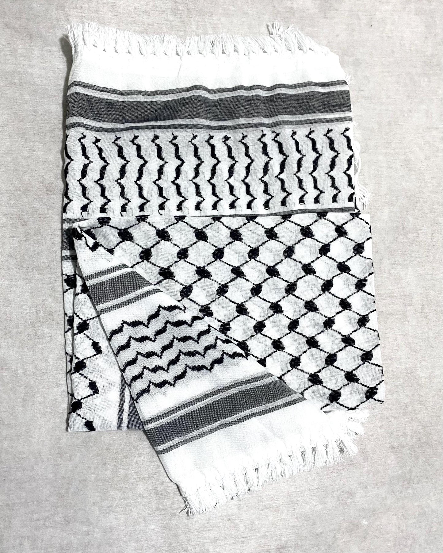 Unique Keffiyeh Scarf Shwal, Arabian Sahara Bandana Kofya, Palestinian Tradition OldStyle Vintage dress, Hatta Shemagh Kuffyieh Headwear