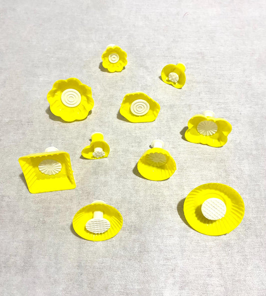 10 Pieces Cookies Molds, Hand crafted Plastic Mamool Mamoul Molds, different Unique Designs, Baking Chef Gift, Kitchen Supply, Tools Support