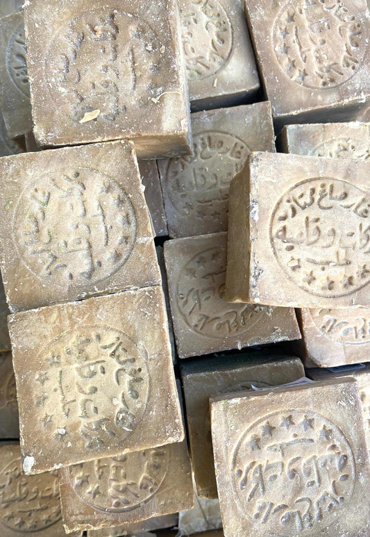 Aleppo Natural Soap, Laurel Pure Organic Healthy, Vintage Cosmetic Soap, Handmade Middle Eastern Arab Vintage Style, For all skin
