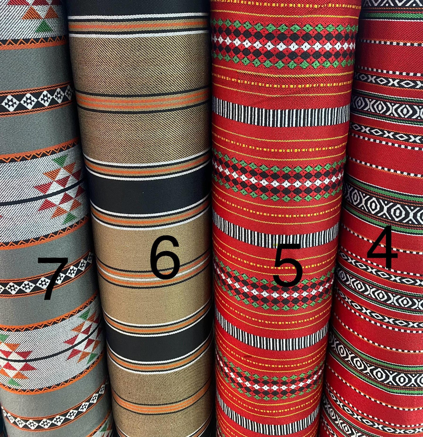 Fabric By METER Jalsa, Sado Bedouin Majlis Traditional Crafts Use Supply Upholstery Furniture Designer,Arab Authentic Original Woven Stitch
