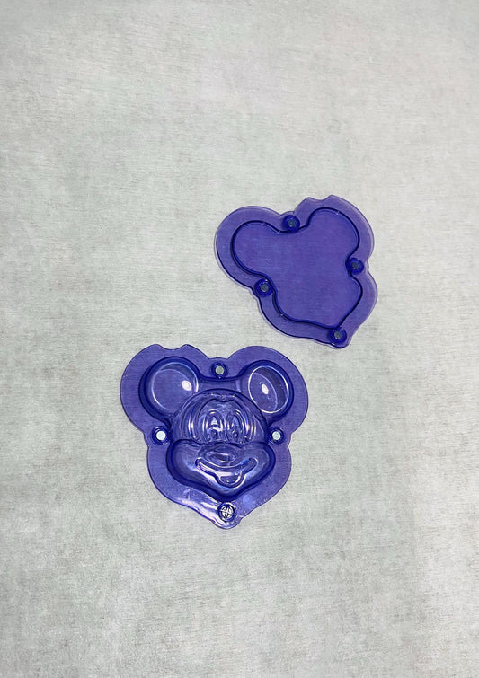 Mickey Mouse Cookie Mold, Hand crafted , Plastice PVC Mol, Cake Sweet Shapes, Unique 1 Piece, Baking Chef Gift, Kitchen Supply, heavy Work