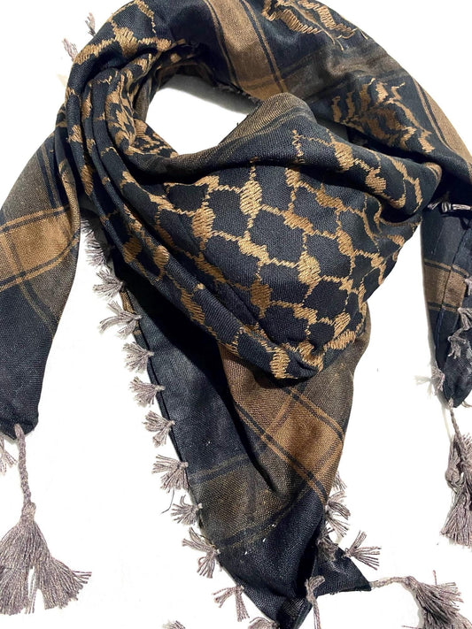 Unique Scarf, Arabian Sahara Bandana Kofya, India Style,Shwal Keffiyeh OldStyle Vintage dress, Hatta Headwear Mixed Colours