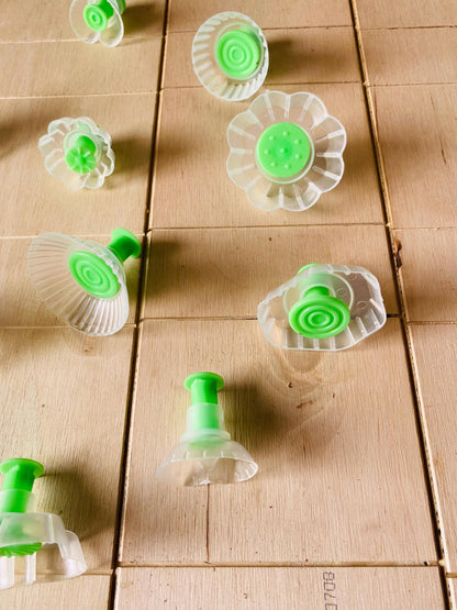 10x Cookie's Molds, Hand crafted Plastic Mamool Mamoul, different Unique 10 Pieces Designs, Baking Chef Gift, Kitchen Supply Tools Support