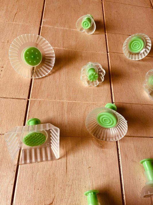 10x Cookie's Molds, Hand crafted Plastic Mamool Mamoul, different Unique 10 Pieces Designs, Baking Chef Gift, Kitchen Supply Tools Support