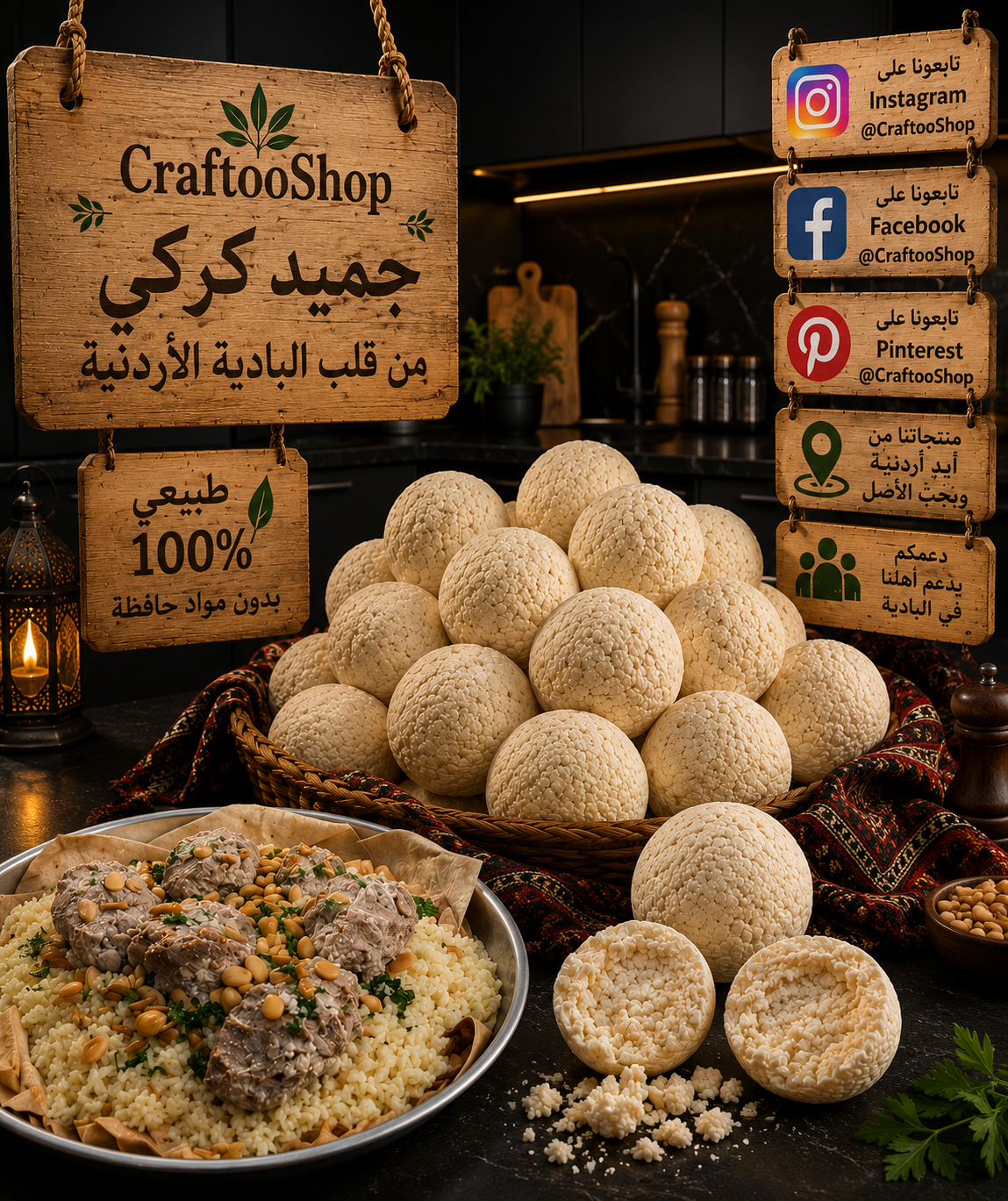 Jameed Arabic Food, Mansaf Traditional Bedouins Old Food Support, Handmade Dry milk, Healthy Organic Salty Yogurt, Kitchen Herbs and Spices