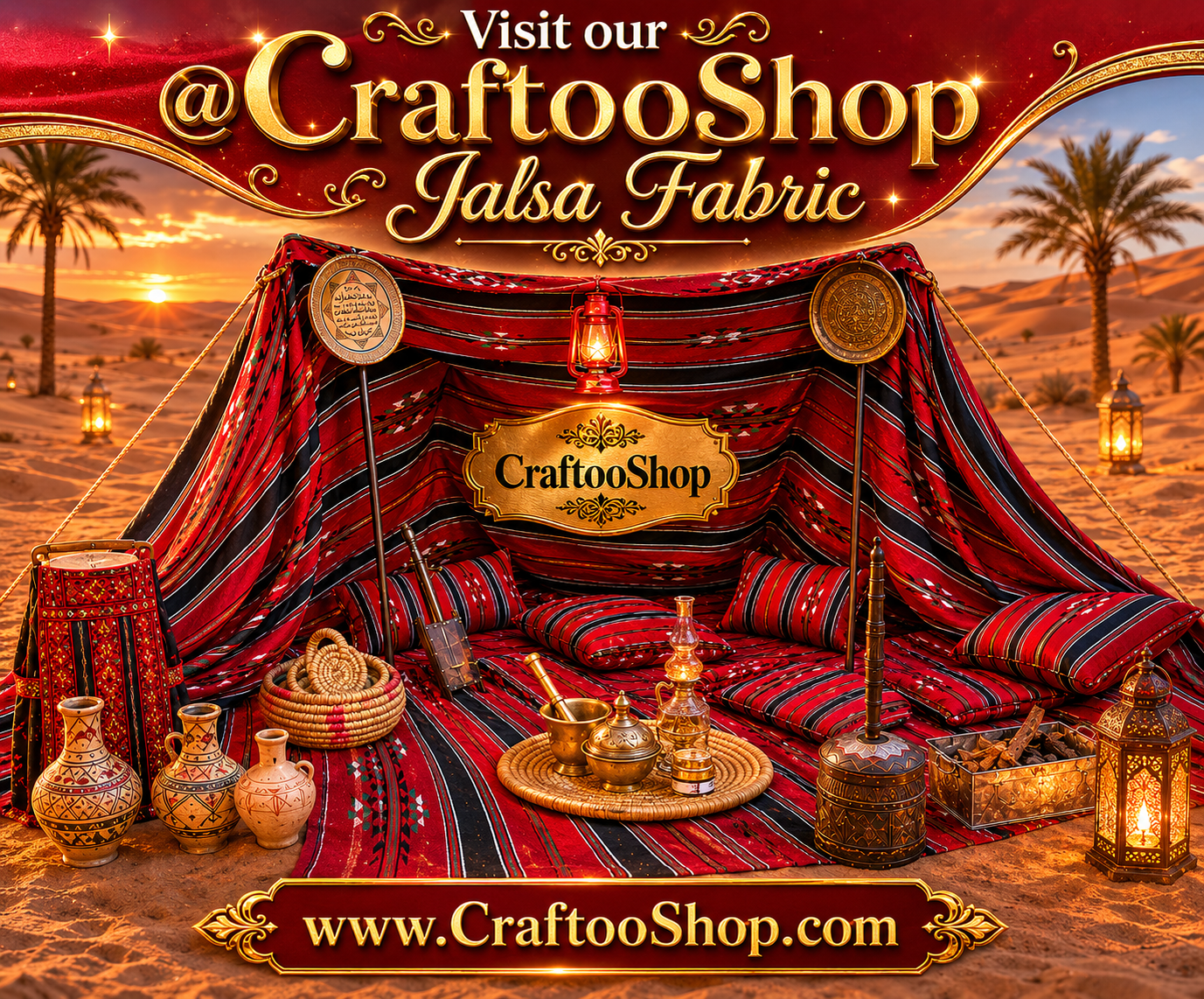 Jalsa Fabric By YARD, Sado Bedouin Majlis Traditional Crafts Use Supply Upholstery Furniture Designer,Arab Authentic Original Woven Stitch