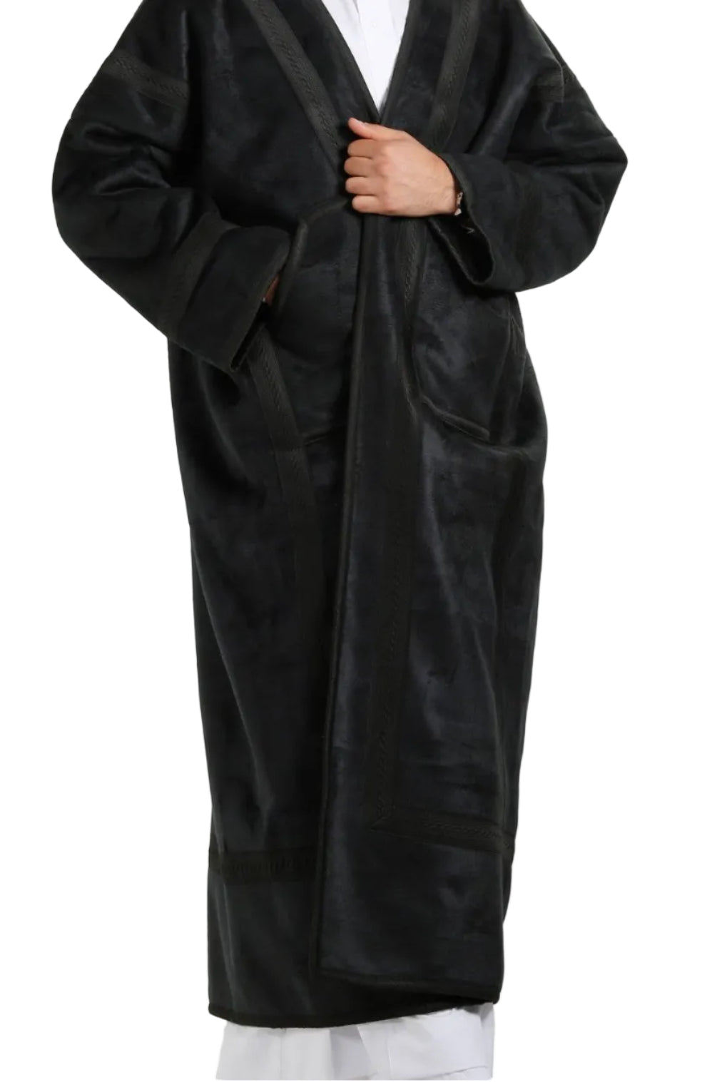 Farwa Bisht Coat, Unique Fur, Arab Style Winter Coat, Warm and Heavy, Unisex Clothing, Vintage Traditional Western Pattern, Elegance Farwa