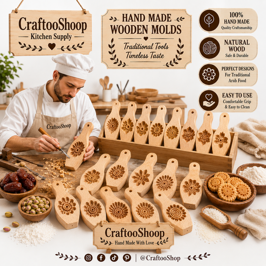 Wooden Molds, Handcrafted Carved, Cookies Candy Mamool Mamoual , Students Party, Chef Supply, Kitchen Crafts, Handmade Wood Work, Hard Tools
