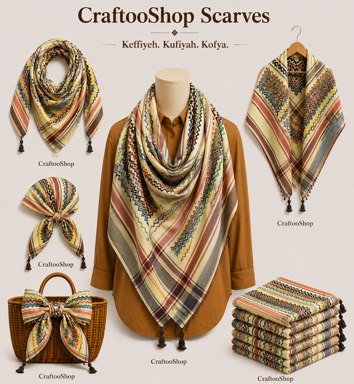 Yellow Palestine Scarfs, Unique Arab Scarf , Desert Bandana face Cover, Headwear Head wrap, Windproof Mask, Vintage dress Hatta Shemagh Kuffyieh