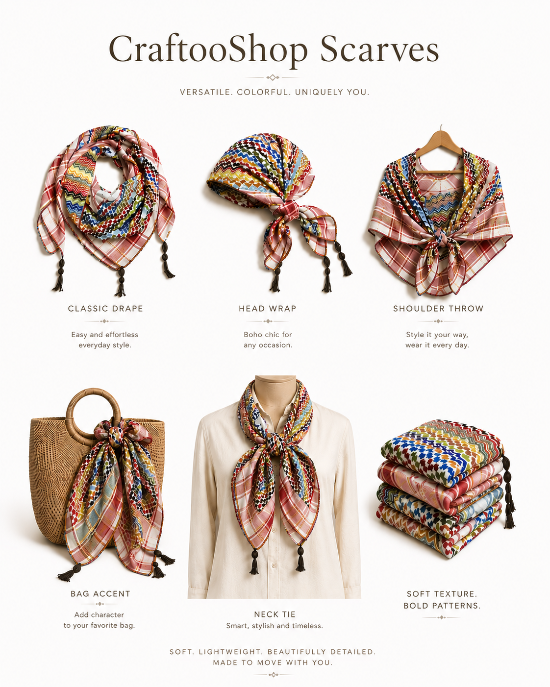 Rainbow Unique Keffiyeh Shemagh, Arab Scarf, Vintage Dress Hatta Bandana Kofya Handmade Rainbow Cocktail Colours, Woven Stitch Not Printed
