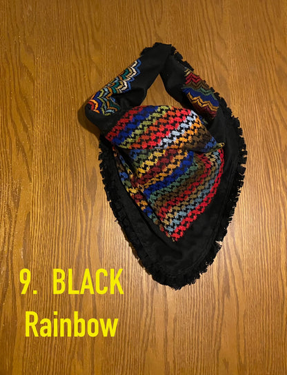 Palestine Kuffyieh Arafat Arab Scarf, Jordan Bedouins face Cover, Arabic Headwear Mask, Vintage Dress Hatta Kofya Woven Stitch Not Printed